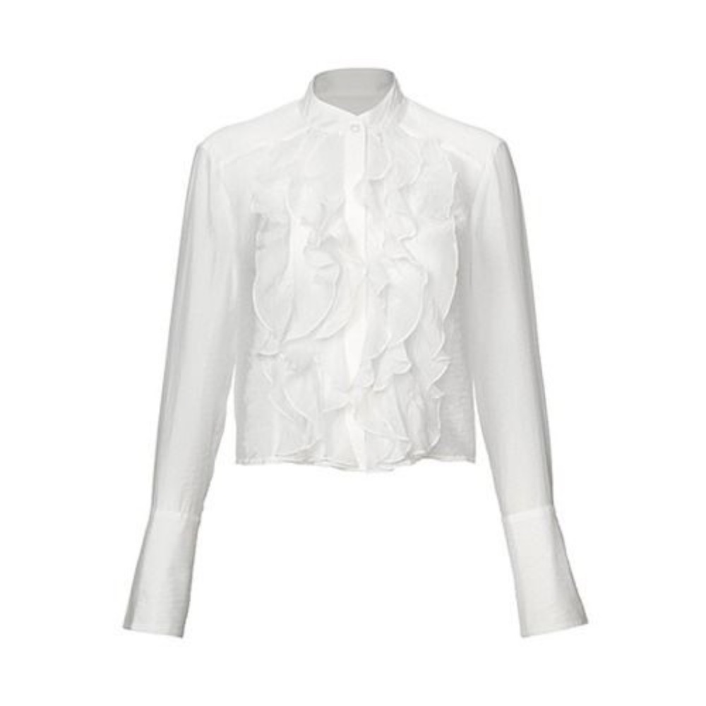 NWT cabi Noble Blouse (4537); M; White